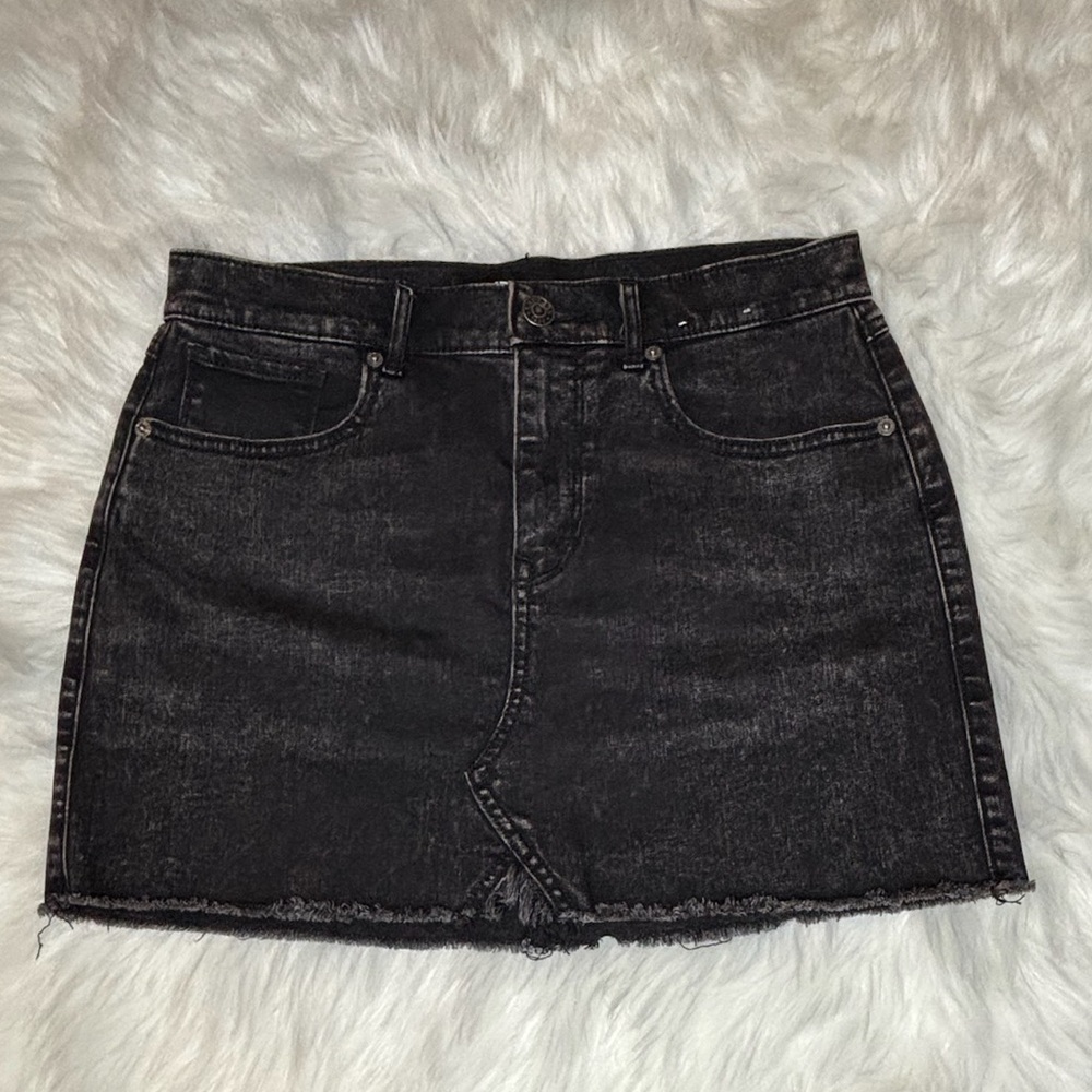 Black Mini Pencil Skirt Casual